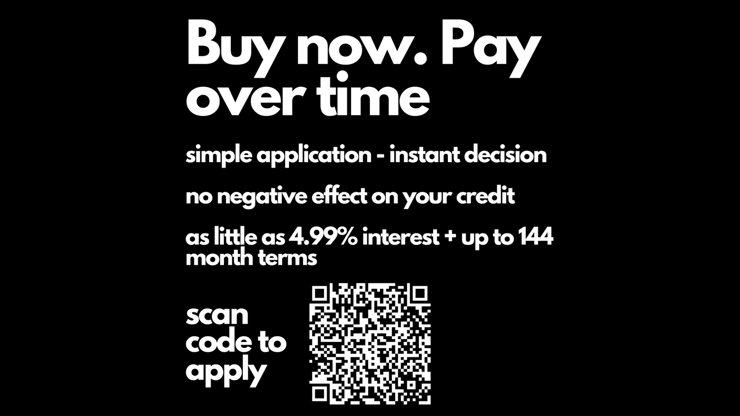 Apply for financing here